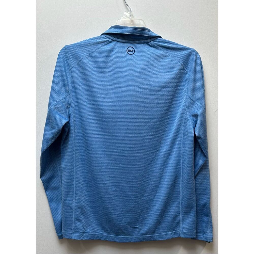 Vineyard Vines Performance long sleeve 1/4 zip blue shirt size XS #44-1724 - Picture 6 of 6